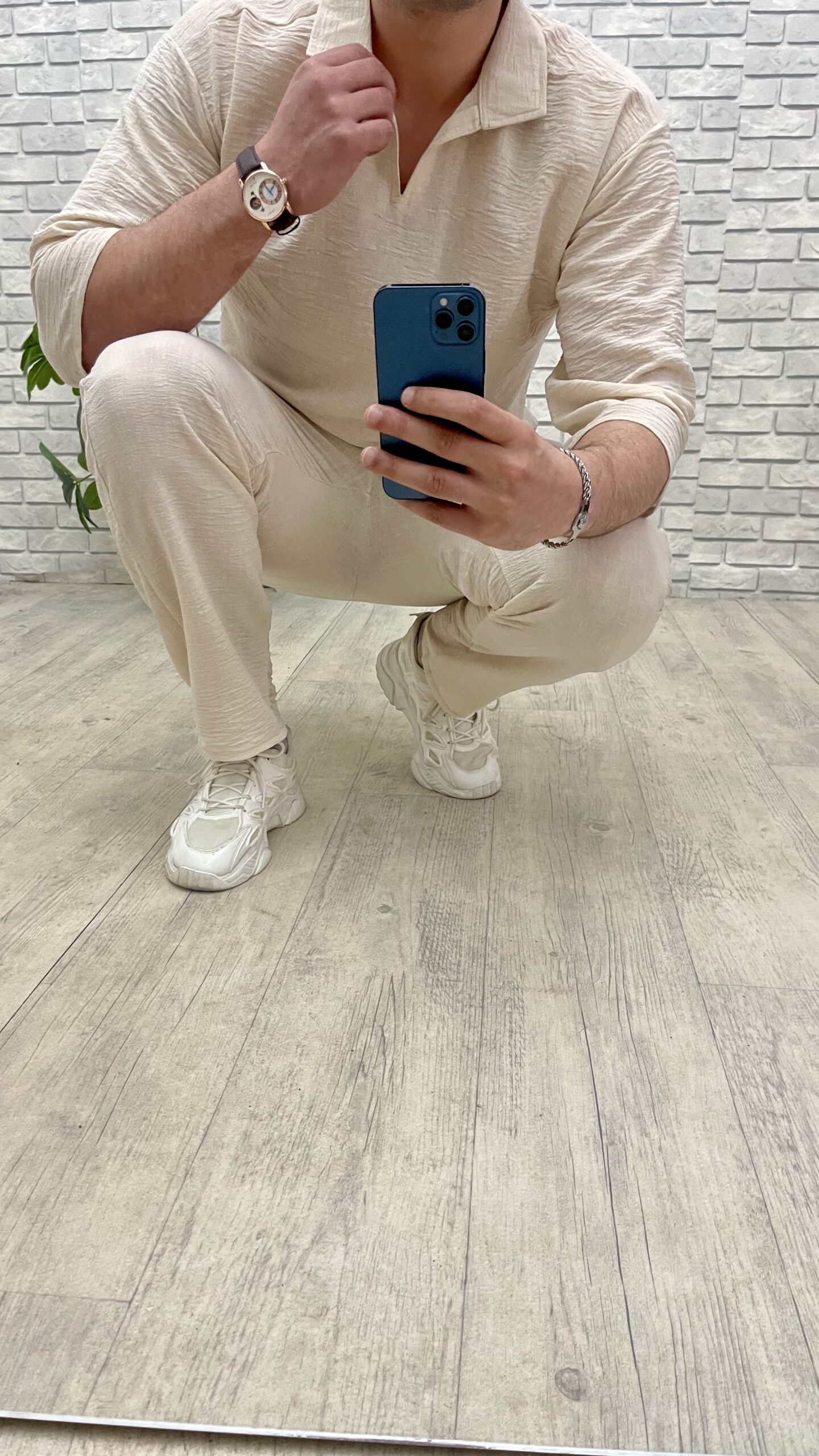 Ensemble Mykonos en lin - الصورة 9