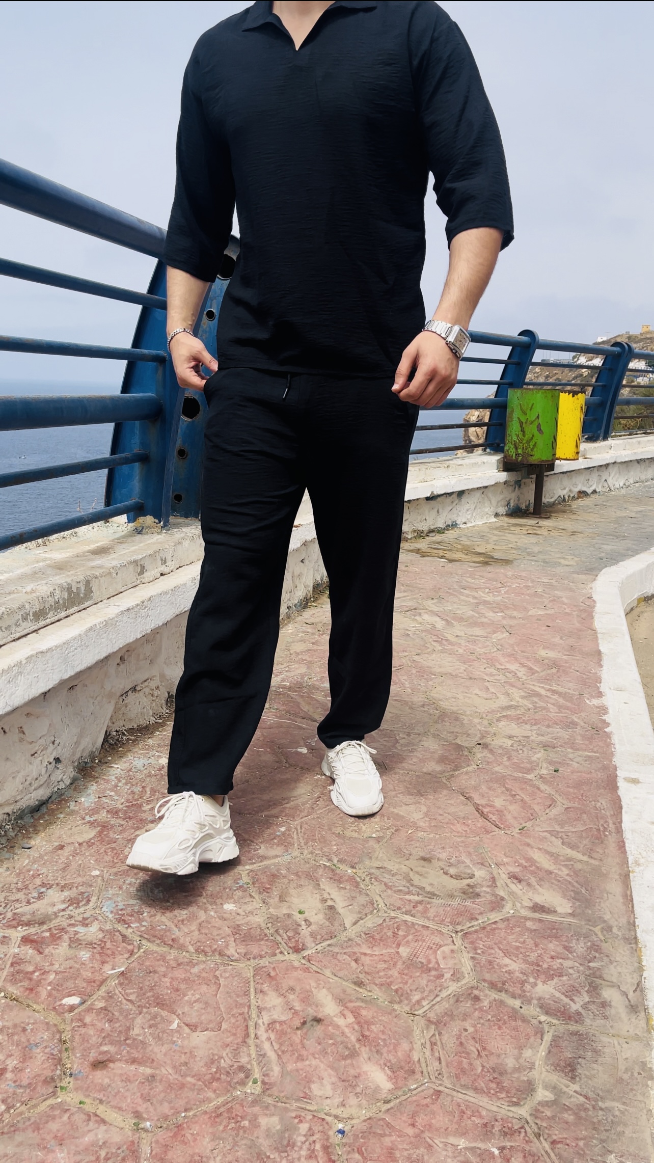 Ensemble Mykonos en lin - الصورة 6