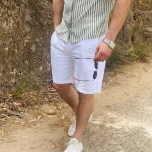 ensemble chemise short Armani en lin